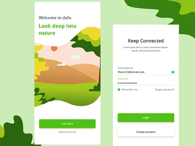 Daily UI, Login Page. app dailyui design flat illustration interface login login page ui