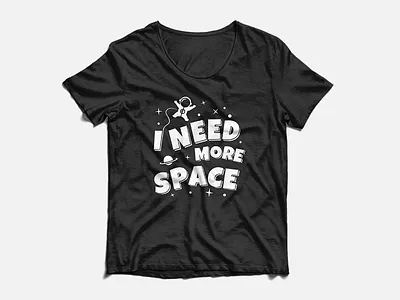 T-shirt design black white design illustration inspiration space stars t shirt t shirt design vector