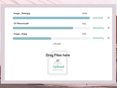 File Upload dailyui dailyuichallange design fileupload ui ui design uidesign upload uploaddesign