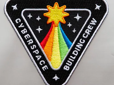 Cyberspace Building Crew cyberspace building crew mission nasa patch