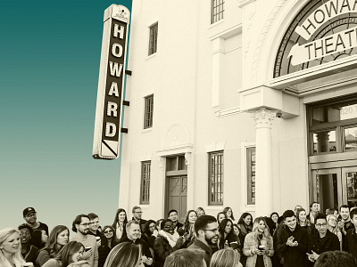 Howard Fade dc fade gradient howard theatre photoshop teal