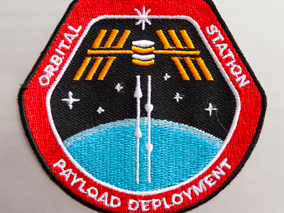 Orbital Station cyberspace building crew mission nasa patch