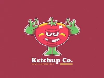 The Ketchup Co. apparel graphics art cartoon character design illustration tshirt vectors