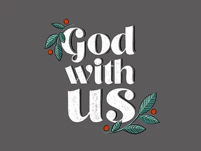 Emmanuel. bible christmas digital illustration ipad illustration lettering