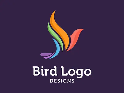 Bird Logo Designs abstract animal art background beautiful bird birds blue book business concept creative design dove eagle emblem feather fire flight fly