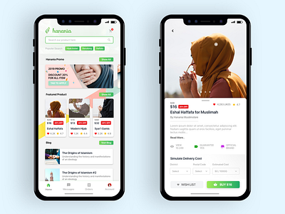 Hanania Muslim Store App ecommence hijab mobileapp mobileappdesign modile onlineshop onlineshopapp sketch ui uidesign uidesigner ux uxdesign uxdesigner web webapp webdesign