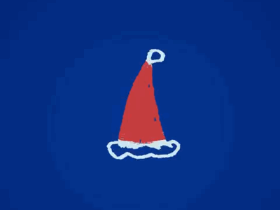 Santa Hat | Holiday Daily Project | 2018 animate animation cap mograph motion graphics photoshop santa