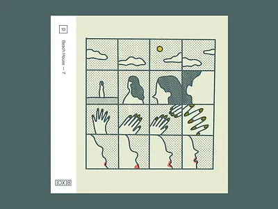 Nᵒ 10. Beach House — 7 10x18 illustration