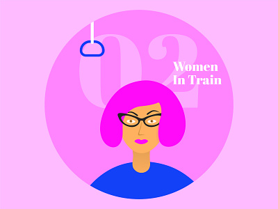 Women In Train adobeillustator colors design digital drawing illustration