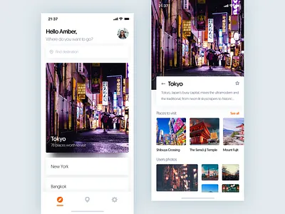 Travel app 🚀 gallery localisation road trip search travel