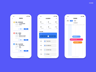 Conference management, etc. app design ui ux