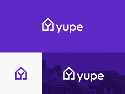 Yupe Real Estate Services Logo brand branding identity graphics creative clever ideas logos logo designer inspirational idea logo icon symbol design modern minimal simple monogram real estate house home rent property realty business y lettermark logotype typography