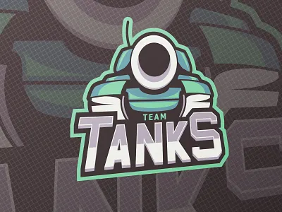 esport Tanks team logo branding design esport esportlogo esports first flat game icon illustration lettering logo mascot minimal new play typography vector website world of tanks