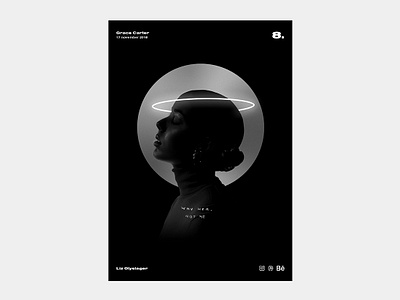 Poster day 8 | Grace Carter grace carter music photoshop poster poster series visual