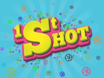 First Shot design illustration vector