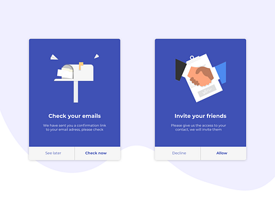 Popup - Daily Ui - Overlay concept app application daily 100 dailyui design design trends digital dribbble flat illustration message natifications overlay pop popup ui ux vector web website