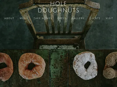 Hole Doughnuts | Asheville, North Carolina asheville branding design nc website