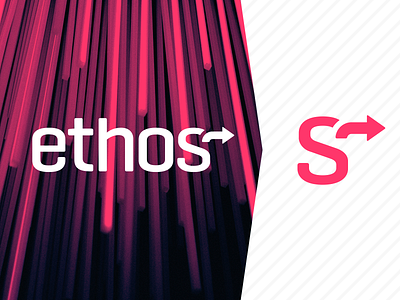 Ethos - Logo Design arrow brand identity branding clean design digital future logo marketing minimal s startup technology