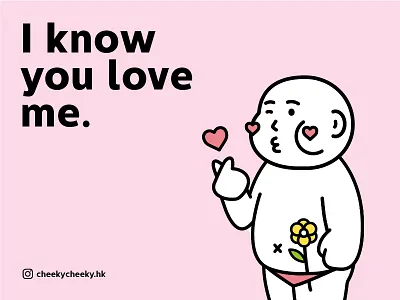 Be my girl. branding character character design cute design graphic design icon illustration logo