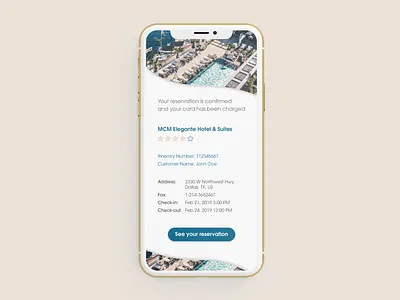 Daily UI 017 - Email Receipt booking daily 100 challenge daily challenge daily ui daily ui 017 daily ui challenge email email receipt holiday receipt reservation ui ux ui ux design ui design