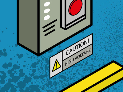 Detail 1 - Isometric illustration adobe creative detail house illustration illustrator isometric isometric design musketon visual voltage warning