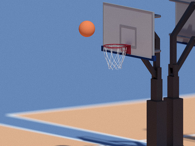 Bball Low-poly 3d 3d render basketball bball blender emilioriosdesigns
