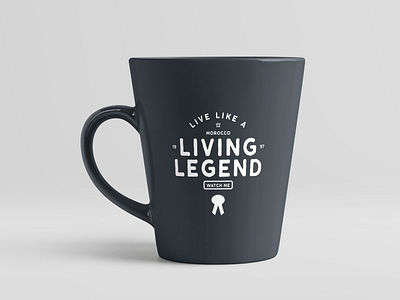 Livelikelegend - Typography Quote adobe illustrator art direction branding coffe creative design graphic illustration lettering mockup product typography web