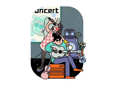音乐 design illustration music