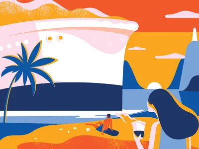 Holiday 01 card illustration vector