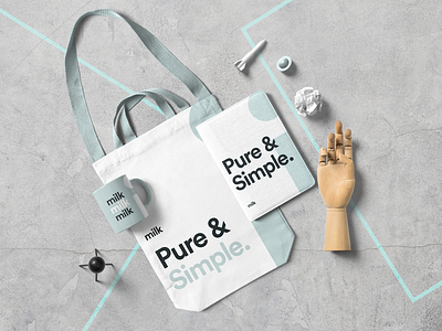 Milk Branding branding branding design design icon logo packaging typography ui vector
