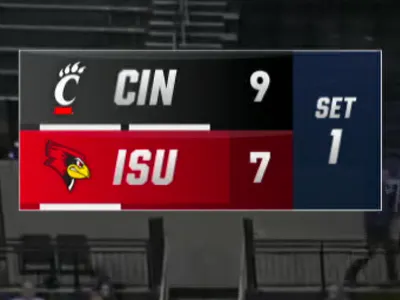 MUTV NCAA Volleyball Championship Score Bug broadcast broadcast design broadcasting bug design graphics score score bug scoreboard volleyball