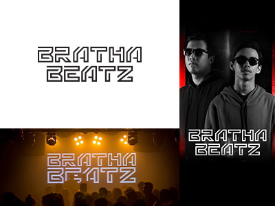 Bratha Beatz Logo branding icon logo typography