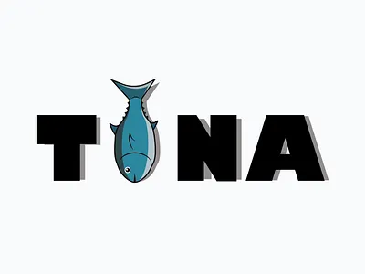 TUNA adobe illustrator logo logo design logodesigner tuna