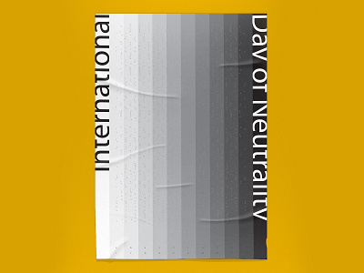 International Day of Neutrality everydaydesign internatiional poster typography