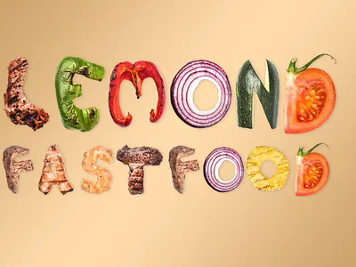 lemond fastfood type design brand branding burger calligraphy fastfood food icon identity iran lemond lemonde logo logotype minimalist mockup packaging pizza typography ui ux