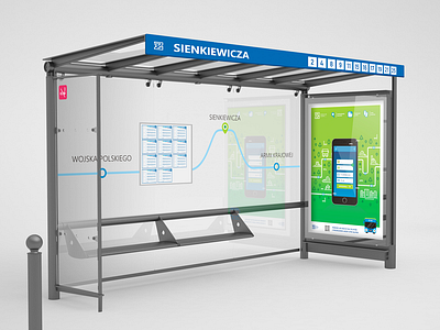 ZTM Słupsk brand branding bus bus stop city concept identification public slupsk station słupsk transport visual identification ztm
