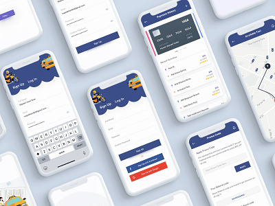 Bingo App UI Kit android app design app design cab booking app car booking app dribbbble best dribbble dribbble debut gradient ios logo onboarding screen ride booking app ride sharing app taxi app taxi booking app texi booking app texi service app typography walktrough