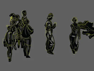 DK Gaza wall design illustration vector web