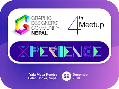 Graphic Designers' Community Nepal - 4th Meetup community designer event experience nepal theme