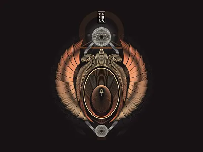 Egyptian Scarab art artist artwork design digital egypt illustration illustrator scarab vector