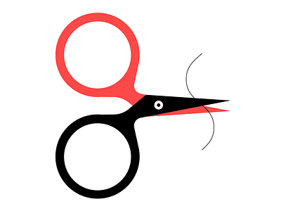 Flying scissors