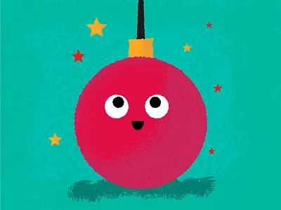 Merry Christmas - Christmas Ball christmas christmas ball illustration