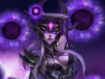 League of Legends: Syndra animation design illustration vector