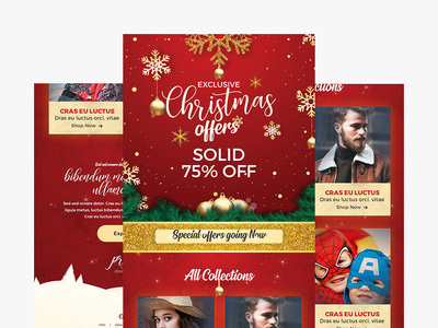 Christmas Newsletter Template christmas email email newsletter graphic newsletter newsletter template template we design web xmas xmas newsletter