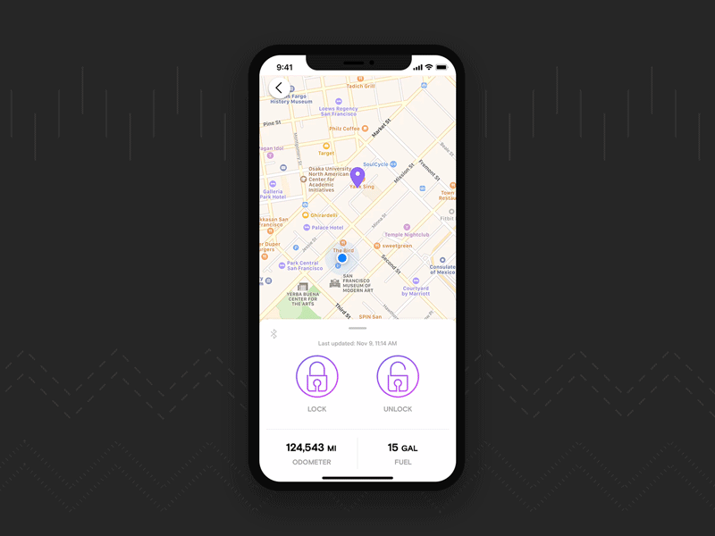 Turo go lock and unlock animation app app design icon interation design lock ui unlock