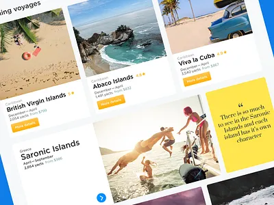 Yacht renting service 2d 2d design clean graphic design grid design grid layout minimal travel typography ui uiux ux design web web design