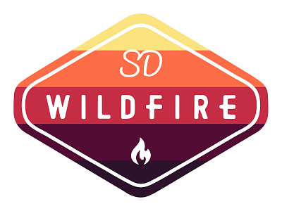San Diego Wildfire branding design logo ultimate frisbee