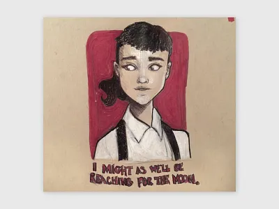 Illustration - Sabrina illustration ink drawing sketch