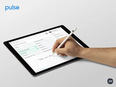 EMR - write the way you do on paper app doctor emr health app health care ios ipad app ipad ui ocr patients pencil ui ux