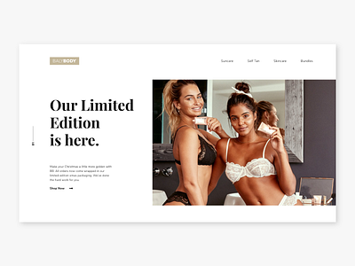 BaliBody concept design app design balibody design flat girls minimal typography ui ui design ux ux design web webdesign website